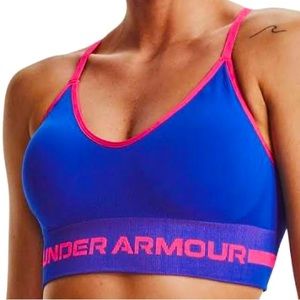 Under Armour Seamless Low-Impact Long-Cut Sports Bra 1357719-486